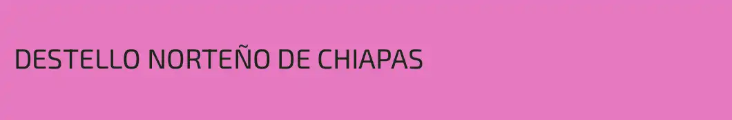 DESTELLO NORTEÑO DE CHIAPAS